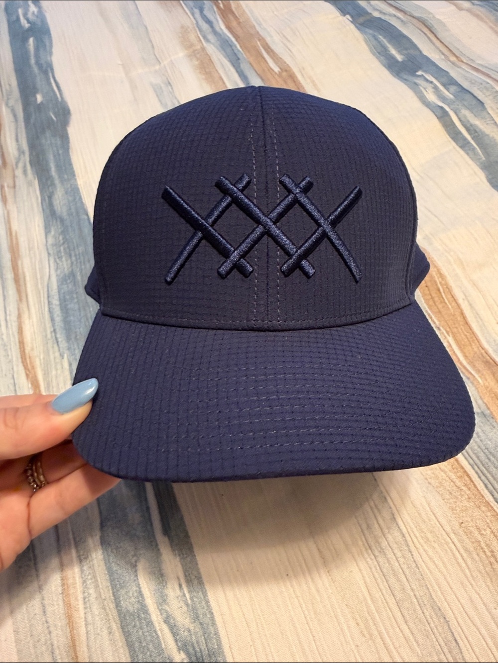 Rhone Navy Adjustable Hat